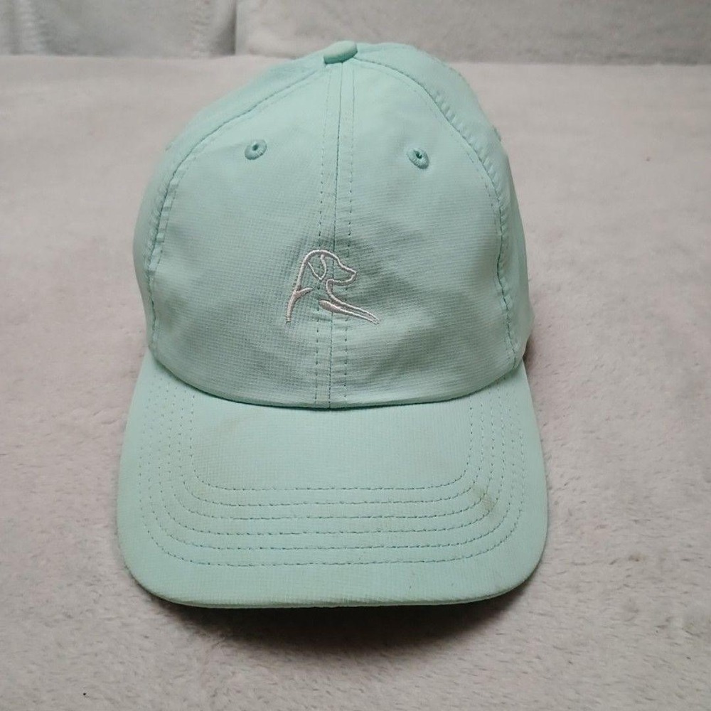 Rhoback Golf Hat Cap Strap Back Mens Green Polyester Breathable Light Crave